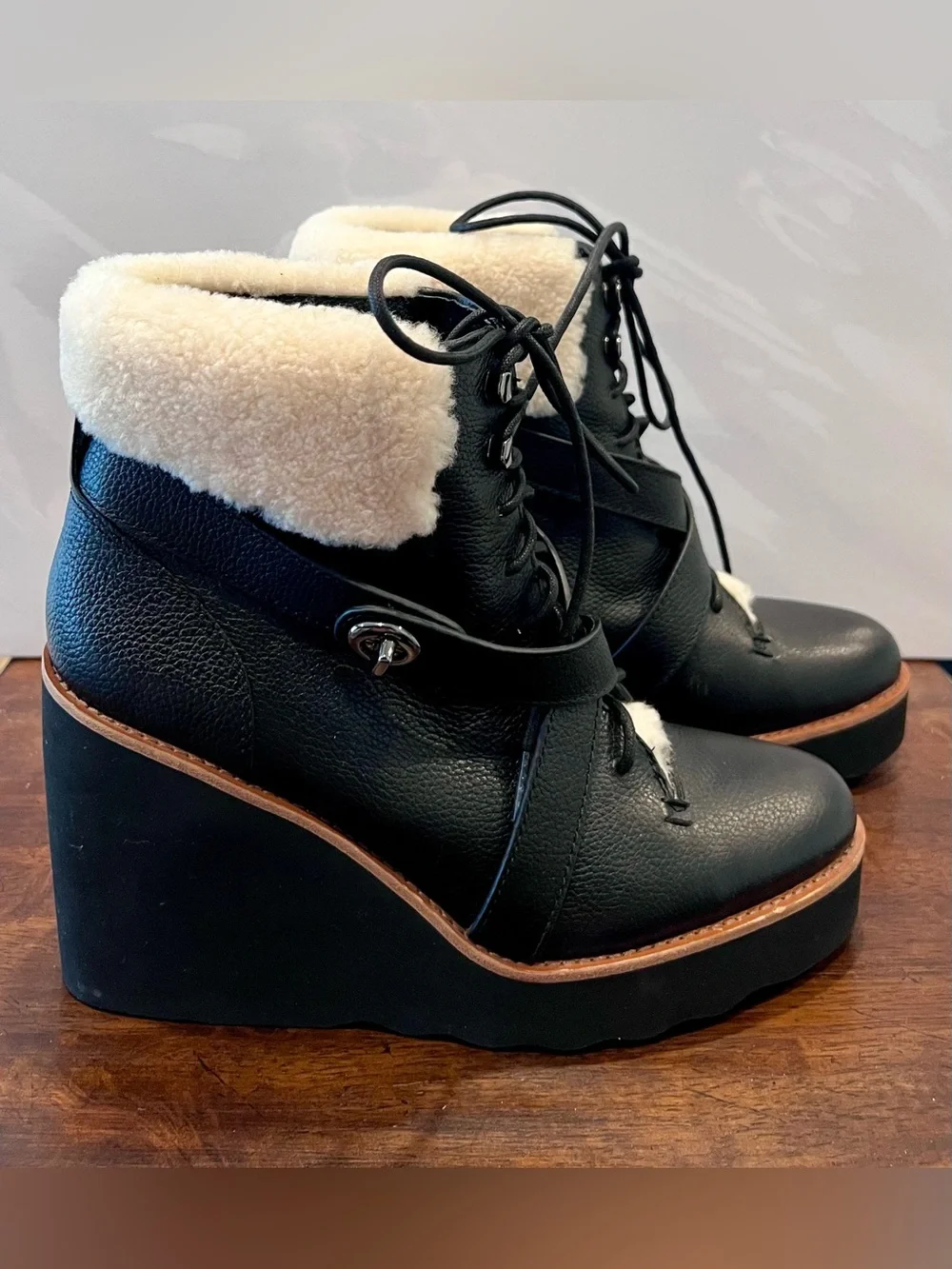 Coach wedge ankle